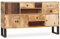 vidaXL Sideboard Mangoholz 140x30x80cm Kommode Mehrzweck Schrank Anrichte