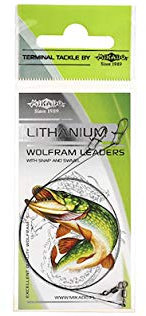 Mikado 2X Wolfram Vorfach Raubfischvorfach Stahlvorfach Spinnfischen sehr stark! (25)