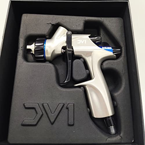 DV1 pistola a spruzzo, per carrozzeria, aerografo, basecoat Devilbiss hvlp plus Ø 1,3 mm, ergonomica