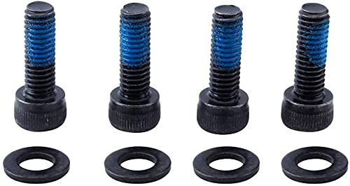 U/D 4 x Stahlschrauben für Fahrrad Radfahren MTB Scheibenbremse Bremssattel Adapter (?M6 x 30 mm)