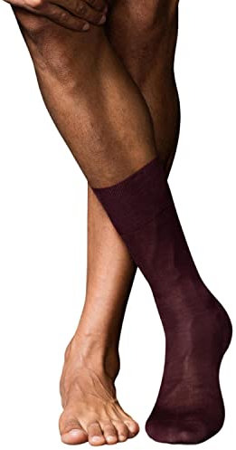 Intimitaly® 6 Paia Calze Uomo Filo di Scozia Lunghe e Corte Calzini Uomo Lunghi Eleganti Made in Italy (6 Corte Bordeaux, 45-47)