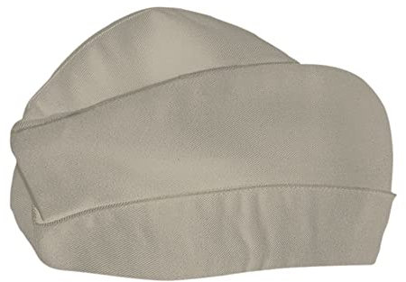 EXNER Schiffchen, Mütze, Kopfbedeckung, in Einheitsgröße, einstellbar, für Koch, Bäcker, Konditor in Küche, Bäckerei, Konditorei, Baumwoll-Mischgewebe, Farbe sand