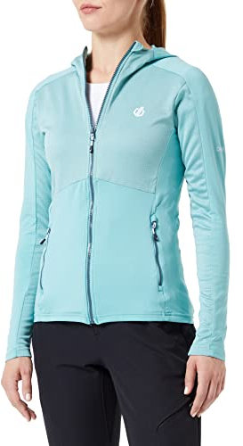 Dare 2b Ritual II Womens Core Stretch für Ski, Wandern und Trekking – Recyceltes, warm hinterlegtes Stretchmaterial, schnell trocknend, angewachsene Kapuze und durchgehender Reißverschluss