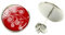 Cabochon Schneemann Ohrstecker Weihnachten Rund Foto Kuppel für Damen, 3