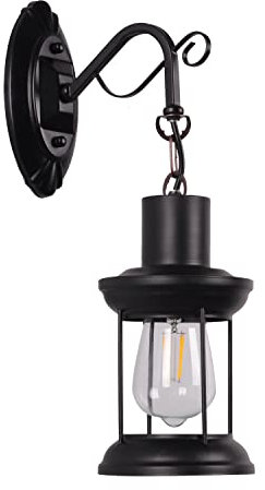 AIRTWESD Vintage Wandlampe Nostalgische Nachttischlampen Wandleuchten Metall Sprühfarbe Industrie E27 Rustikal Retro Wandbeleuchtung (Keine Glühbirne)