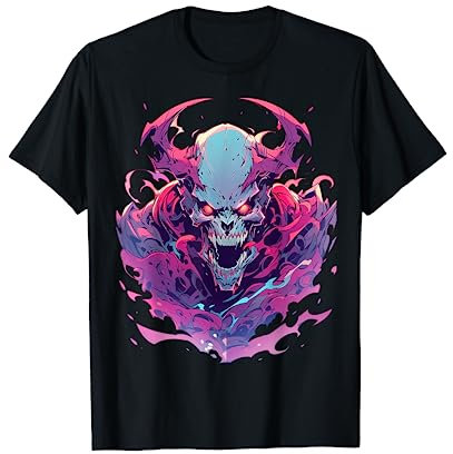 Lustiges Monster Cute Cartoon Comic Halloween Graffiti Anime T-Shirt