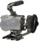 TILTA Camera Cage Compatible with Sony FX3 FX30 with Xeno Top Handle, LWS Baseplate Adapter Type III and Advanced Left Side Handle Pro Kit - Titanium Gray TA-T16-C-TG