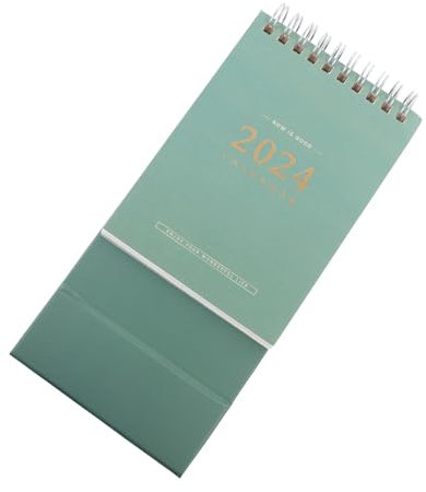 EXCEART 2023 Tischkalender 2024 Spiralspulenkalender Akademischer Tischkalender Kleiner Kalender Für Den Schreibtisch Abreißkalender 2024 Stehkalender Zeitpläne Büro Niedlich Papier