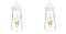 MAM Biberon en verre (260 ml) – Biberon résistant à la chaleur et aux variations de température – Tétine Débit 2 Moyen pour bébé à partir de 2 mois – Couleur : Blanc (Lot de 2)