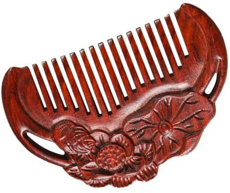 Ipetboom Haar Kopfhaut Cricket-Kamm Reisekamm Holzkamm Kämme massagegerät Kammentwirrer Haarentwirrungskamm Sandelholz Massagekamm kleine Tasche breiter Zahnkamm Damen Kamm Kamm hölzern