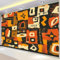 Papier Peint Panoramique Motif Tribal Africain Brun Papier Peint Mural Enfants Enfants Salon Chambre Papier Peint Peintures Murales Décor À La Maison 200(W) x 140(H) cm