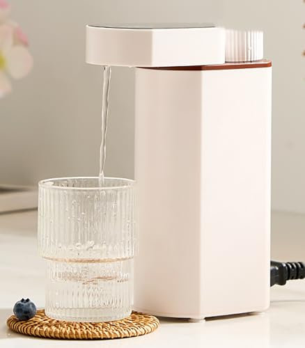 FfiMe Hot Water Dispenser, Household Filtered Water Dispenser, Five Temperature Presets, 2000W Fast Boiling, Waterproof Touch Screen, Portable Hot Water Kettle, Energy Saving, Space Saving
