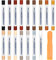Windspeed 16P Wood Filler Sticks, Colorful Furniture Repair Kit Wood Markers Wax Sticks Furniture Touch-up Marker for Repairing Scratches