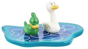 Alessi Lago dei Desideri AGJ01 16 - Belén de Porcelana, Decorado a Mano, Multicolor