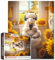 Alpaka in Toilette, 1000-teiliges Puzzle, Sonnenblumen-Dekor, Kunstwerk, Erwachsene, Teenager, Zuhause, Aktivität, 68,6 x 50,8 cm, anspruchsvolle Familienaktivitäten, buntes DIY-Bastelpuzzle für