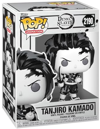 Funko POP! Animation: Demon Slayer - Tanjiro - Sumi-Ink - Sammelbare Vinylfigur - Geschenkidee - Offizielles Merchandise - Spielzeug für Kinder & Erwachsene - Modellfigur für Sammler