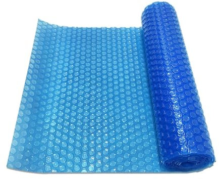 Couverture De Piscine Solaire À Bulles 260x160cm - Film PE Renforcé pour Chauffage Eau, Réduction Pollution, Découpe Libre - Économie D'Énergie, Protection Piscine Rectangle