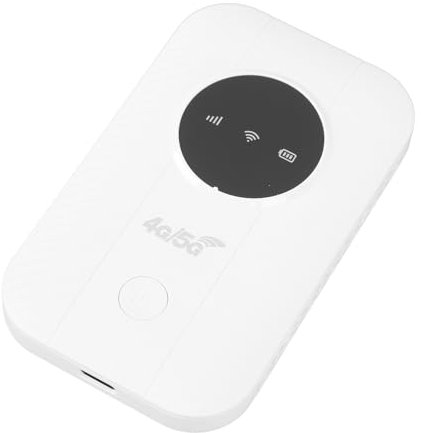 Vikye Punto de Acceso WiFi Portátil, Enrutador Móvil 4G 5G 300mbps con Ranura de Tarjeta SIM, para Viajar Admite hasta 10 Dispositivos USB C Potencia