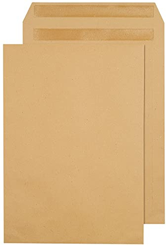 Q-Connect C4 Envelopes Pocket Self Seal 90gsm Manilla (Pack of 250)