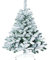 Sapin de Noël artificiel ENNEIGE - FLOQUE - Hauteur 1m50 - 232 Branches - qualité supérieure- NOUVEAU MODÈLE 2014