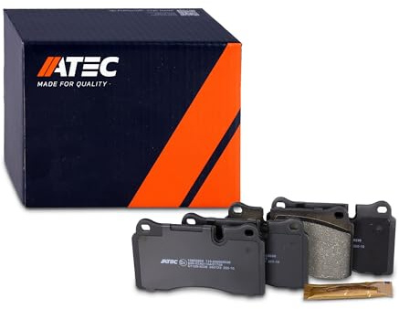 ATEC Germany Bremsbelagsatz Vorderachse, Bremsbeläge Bremsklötze vorne, 4 | Kompatibel mit: AUDI A3 Sportback, TT, TT Roadster, CUPRA ATECA, FORMENTOR, LEON, LEON Sportstourer, SEAT LEON, LEON SC