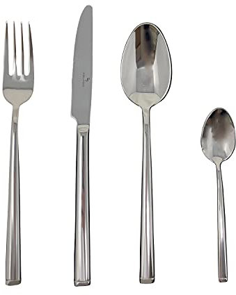 Schillerbach Edelstahl 18/10 Besteckset 24teiliges Set für 6Personen Besteck Essbesteck mit edeler Geschenkschachtel