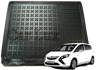 Car Lux - Bandeja Protector Cubeta Maletero Premium para Opel Zafira C Sport Tourer