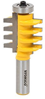 yonico 15131 wendbar Finger Gelenk Klebstoff Router Bit 1/2 Schaft