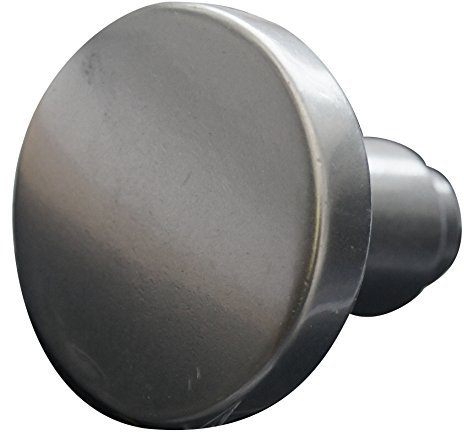 Alpertec aluminium Knopfstiftteil Stift Drückergarnitur Türdrücker Türbeschläge, 8 mm, alu/silber, 40112180K1