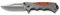 AUSONIA - Coltello Tasca da 21 Cm AD APERTURA MANUALE con lama inox da 9 Cm e manico in alluminio con inserti in legno