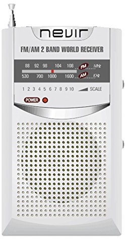 Nevir Radio de Bolsillo nvr-136 Plata