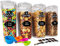 Chef's Path Aufbewahrungsbox-Set – Lunchbox, 8 Etiketten, Löffel-Set und Marker, Mehldose – Kunststoffdose BPA-frei (4 l) (4)