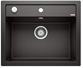 BLANCO 525873 Fregadero de Cocina, Negro, 60 cm Unterschrank