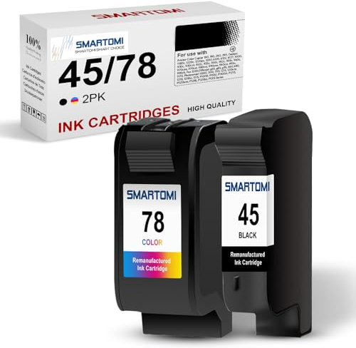 45 78 Tintenpatronen kompatibel für HP 45 78 für HP Color Copier 180 280 Deskjet 1180c 1220c 1280 6120 9300 930c Fax 1220 Officejet g55 Photosmart 1000 1100 1115 (K+T)
