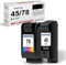 45 78 Tintenpatronen kompatibel für HP 45 78 für HP Color Copier 180 280 Deskjet 1180c 1220c 1280 6120 9300 930c Fax 1220 Officejet g55 Photosmart 1000 1100 1115 (K+T)