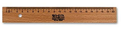 Holz-Lineal / Länge: 20cm