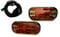 MelTruck® 2x 6-functional LED Rückleuchte dynamische Blinker 5 PIN Bajonett mit Kabel 5m
