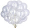 Ainmto 50 Stück 12 Zoll Luftballons Transparente Helium Ballons für Geburtstag, Hochzeiten