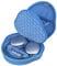 BOVKE Hard Headphone Carrying Case with Sleep Mode for Apple AirPods Max Wireless Over-Ear Headphones, AirPods Max Protective Portable Storage Bag with Mesh Pocket for Headphone Accessories, Blue
