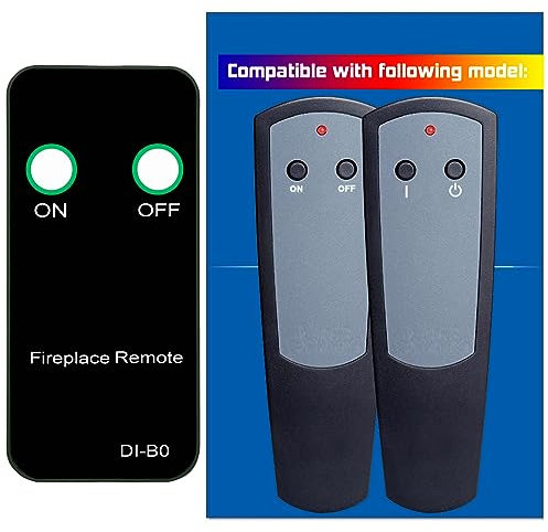 Replacement for Dimplex Fireplace Heater Remote Control 47-1010-T