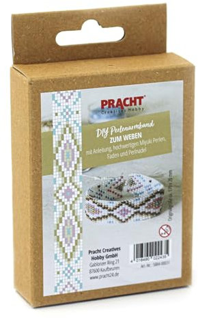 Pracht Creatives Hobby GmbH- Bracciale, Colore Bianco, 5884-00031