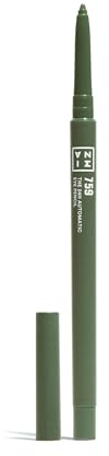 3INA - The 24h Automatic Eye Pencil 759 - Augenstift Olivgrün | Automatischer Eyeliner - Hochpigmentiert - Mit integriertem Spitzer & Bürste - Vegan - Cruelty Free
