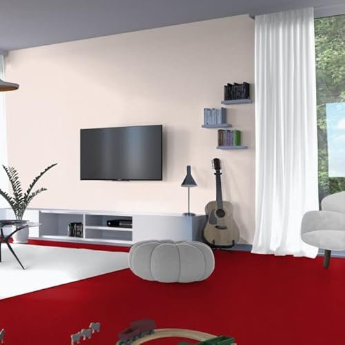 SchönesWohnen Teppichboden Antares Auslegware rot 400x150cm
