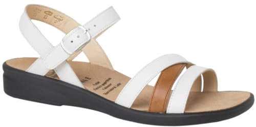 Ganter Damen Sonnica Sandale, Milk, 41 EU X-Schmal