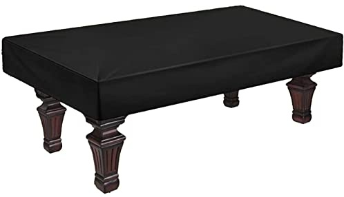 7ft Housse de Table de Billard en Tissu Oxford, Housse de Billard avec Cordon de Serrage, Étanche Anti-poussière Résistant au Vent et UV, Housse de Protection pour Table de Billard Meubles de Jardin