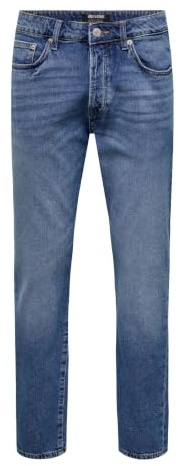 Only & Sons Male Relaxed Fit Jeans ONSYOKE Gerade geschnitten Jeans | Relaxed Fit Jeans
