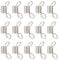 GOMAKERER 25 Pcs Stainless Steel Bead, Mini Beading Spring Clamps Beading Wire Ends Jewelry End Clasps for Jewelry Making Bracelet