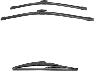 ScheibenwiScher Für Dacia Für Lodgy 2016 2017 2018 2019 Autowischer Vorne Hinten Fenster Windschutzscheibe Scheibenwischer Autozubehör 22+16+11 Wischerblätter(Front Rear 3pcs)