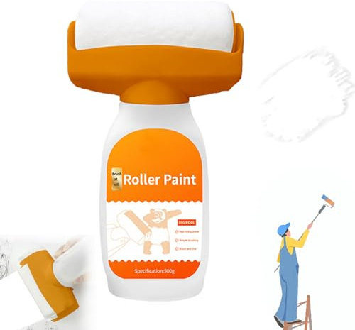 rollfix farbroller,farbe roller weiss,Wandreparaturpaste Mit Roller,paint Stick Roller,wandreparatur-rollbürste Mit Wandreparaturpaste,weiße Farbe Für Die Wand Ausbesserungsfarbe Für Wände,500 G Weiß