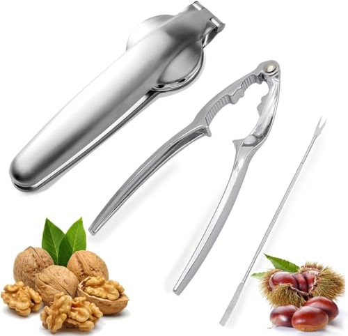 Opener di Castagne, Taglia Castagne,Taglia Castagne a Croce,Coltello per Castagne,Apri Castagne,Pinze di Castagne Multifunzionali, Taglierina di Castagne, per Castagne Utensili Cucina,3 Pezzi